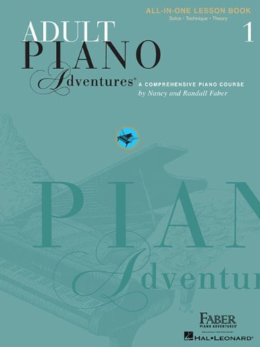 Nancy Faber Adult Piano Adventures All In One Piano Course Boo Book With Media Online Revised 