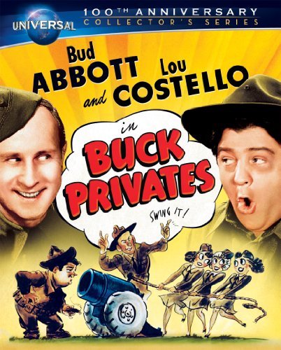 Buck Privates Abbott & Costello Blu Ray Ws 100th Anniv. Ed. Nr Incl. DVD 