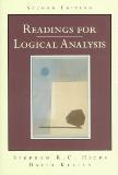 Stephen R. C. Hicks Readings For Logical Analysis 0002 Edition; 