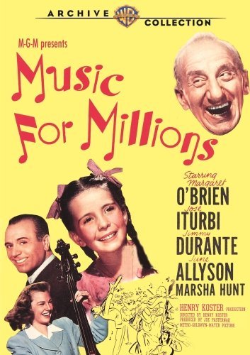 Music For Millions (1944) O'brien Iturbi Allyson DVD R Nr 