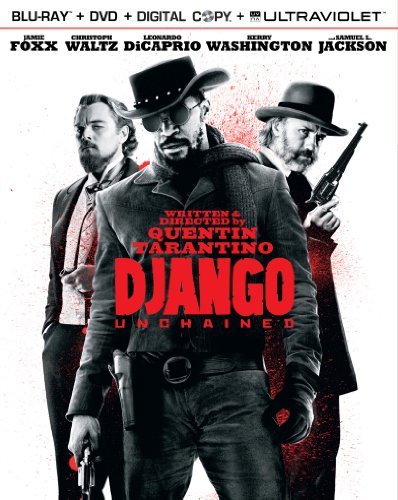 Django Unchained Foxx Waltz Dicaprio Blu Ray DVD Dc Uv R Ws 