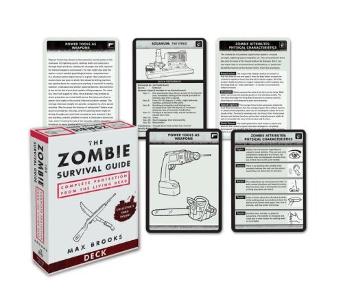 Max Brooks/The Zombie Survival Guide Deck@ Complete Protection from the Living Dead