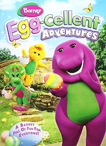 Barney Egg Cellent Adventures Easter Faceplate Nr 