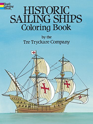 Tre Tryckare Co/Historic Sailing Ships Coloring Book