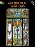 A. G. Smith Art Nouveau Windows Stained Glass Coloring Book 