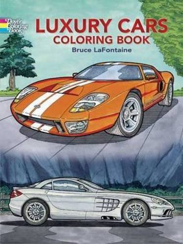 Bruce LaFontaine/Luxury Cars Coloring Book