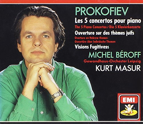 S. Prokofiev/Con Pno 1-5/Visions Fugitives/@Beroff*michel (Pno)@Masur/Leipzig Gewandhaus Orch