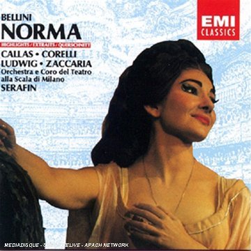 V. Bellini Norma Hlts Callas Corelli Ludwig Zaccaria Serafin La Scala Orch 