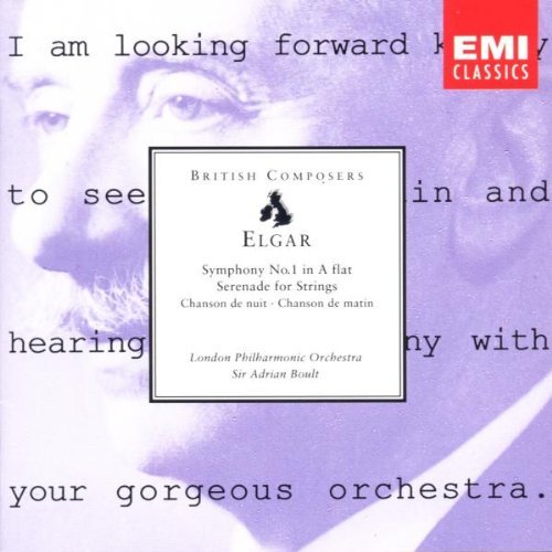 E. Elgar/Sym 1/Ser/Chanson De Nuit/&@Boult/London Po