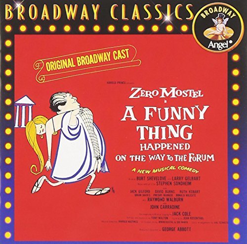 Broadway Cast Funny Thing Happened On The Wa Music By Stephen Sondheim 