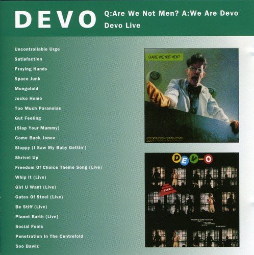 Devo/Are We Not Men? We Are Devo Li@Import-Eu@Incl. Bonus Tracks