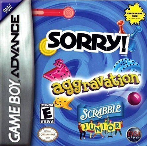 Gba/Aggravation/Sorry/Scrabble Jr