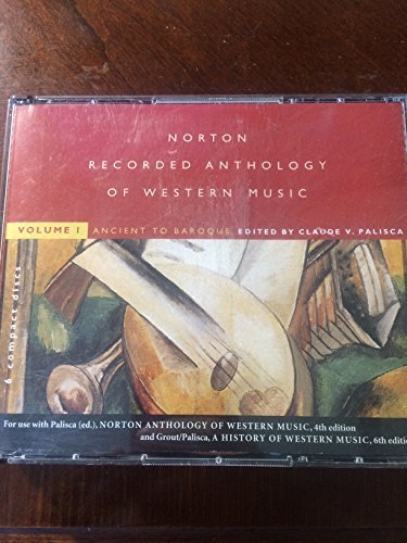 Norton Recorded Anthology Of Western Music Vol. 1 Ancient To Baroque 6 CD Set 