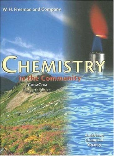 American Chemical Society Chemistry In The Community 0004 Edition; 