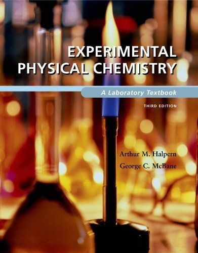 Arthur Halpern Experimental Physical Chemistry A Laboratory Textbook 0003 Edition; 