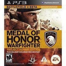 PS3/Battlefield 4 Beta-Medal Of Honor Warfighter@Project Honor Edition