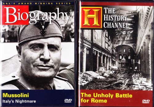Unholy Battle For Rome/Mussolini Italy's Nightmare/History Channel WWII  Italian 2 Pack