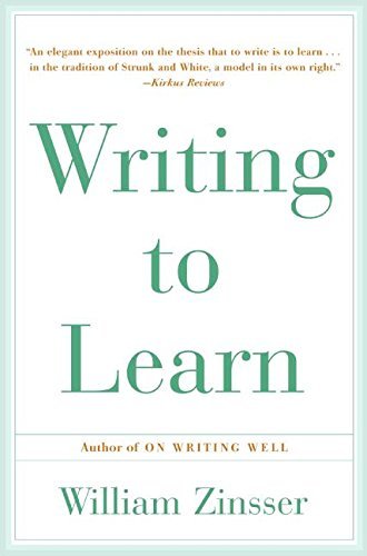 William Zinsser/Writing to Learn Rc@Perennial Libra