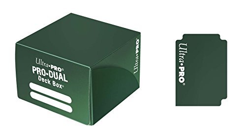 Deck Box/Pro Dual Green Large@Holds 180 Cards