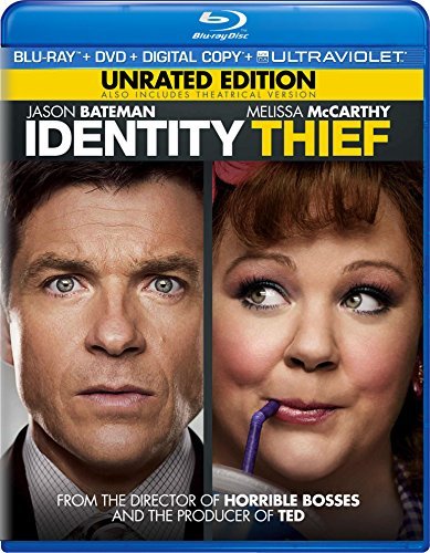 Identity Thief Bateman Mccarthy Blu Ray Ws R Incl. DVD Dc Uv 