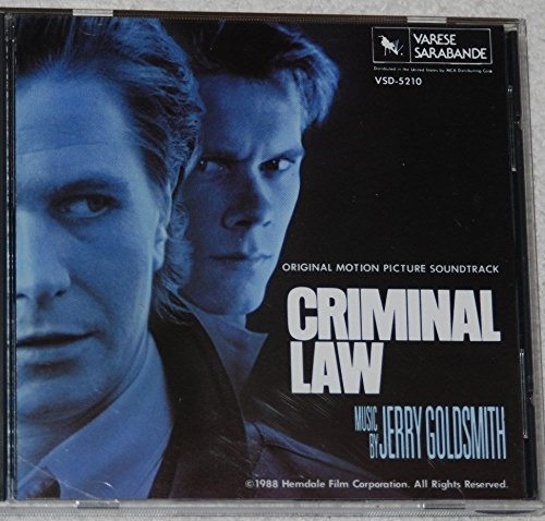 Criminal Law Soundtrack Music By Jerry Goldsmith 