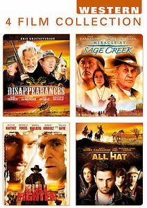 Western 4 Film Collection/Miracle At Sage Creek/Bull Fighter/All Hat/Disappe