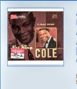 Nat King Cole/A & E Biography@Enhanced Cd