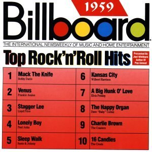 Billboard Top Rock N Roll H 1959 Billboard Top Rock N Roll Presley Darin Avalon Crests Billboard Top Rock N Roll Hits 
