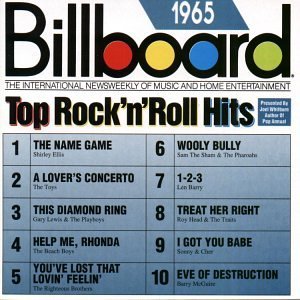 Billboard Top Rock N Roll H 1965 Billboard Top Rock N Roll Mccoys Byrds Righteous Bros. Billboard Top Rock N Roll Hits 