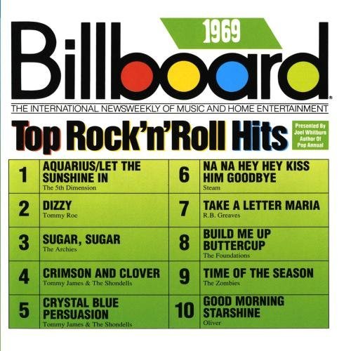 Billboard Top Rock N Roll H 1969 Billboard Top Rock N Roll CD R Billboard Top Rock N Roll Hits 