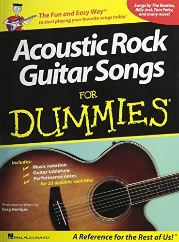 Greg Herriges/Acoustic Rock Guitar Songs for Dummies