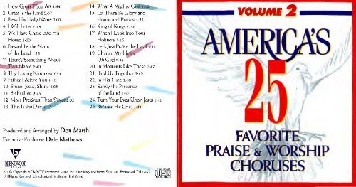 America's 25 Favorite Praise And Worship Choruses/America's 25 Favorite Praise And Worship Choruses