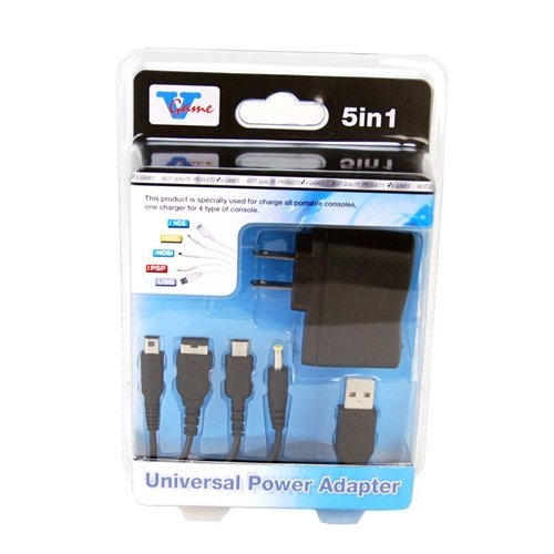 Universal Power Adapter/2DS/DSi/DS Lite/DS/PSP/GBA@USB 5-in1