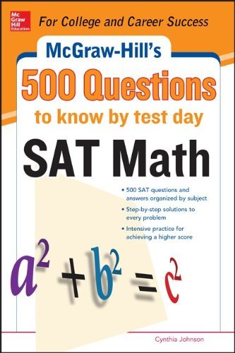 Jerimi Ann Walker 500 Sat Math Questions To Know By Test Day 