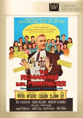 Remarkable Mr. Pennypacker Webb Mcguire Coburn John Ely DVD R Nr 