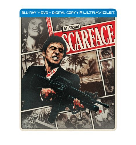 Scarface (1983)/Pacino/Bauer/Loggia@Blu-Ray/Steelbook@R