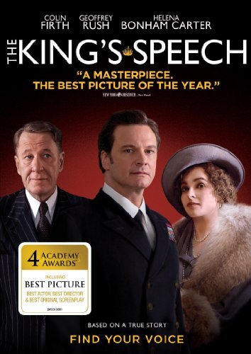King's Speech Firth Rush Bonham Carter DVD R 