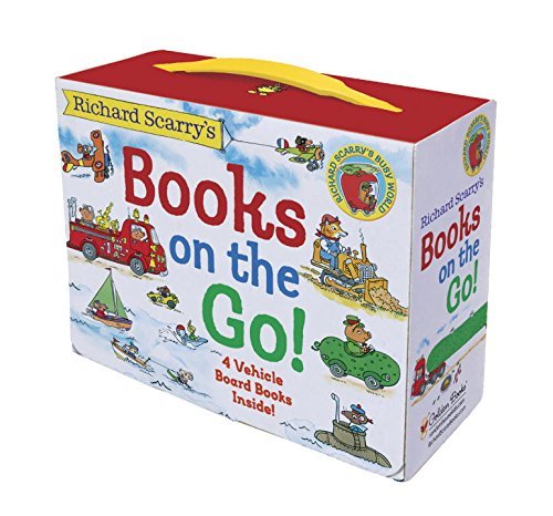 Richard Scarry Richard Scarry's Books On The Go 4 Board Books 