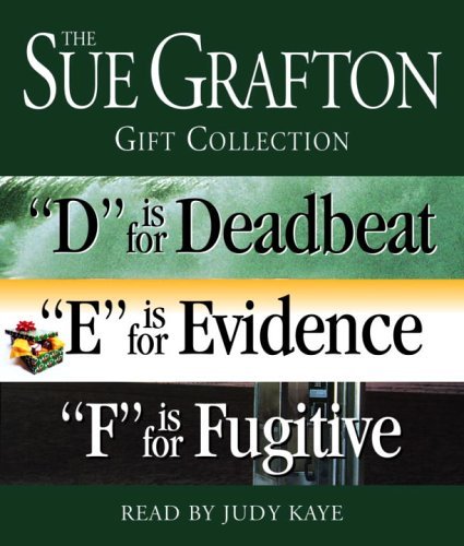 Sue Grafton Sue Grafton Def Gift Collection "d" Is For Deadbeat "e" Is For Evidence "f" Is Abridged 