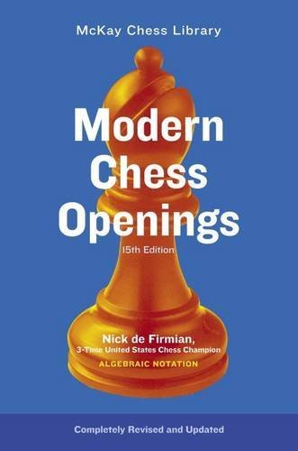 Nick De Firmian Modern Chess Openings Mc0 15 0015 Edition;revised 