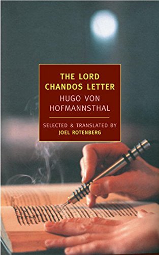 Hugo Von Hofmannsthal/The Lord Chandos Letter@ And Other Writings