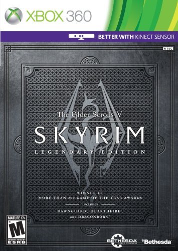 Xbox 360 Elder Scrolls V Skyrim Legendary Edition 