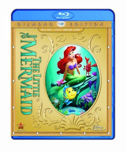 Little Mermaid Disney Diamond Edition G Blu Ray DVD 