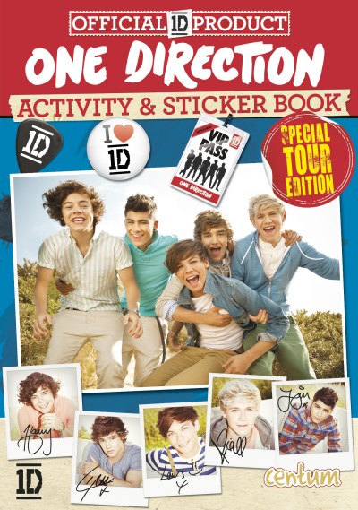 Centum Books One Direction Activity & Sticker Book [with Sticke 