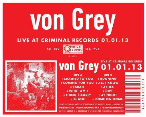 Von Grey/Live At Criminal Records 01.01