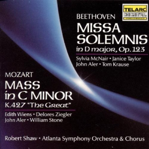 Ludwig Van Beethoven/Missa Solemnis/Mass@Wiens/Ziegler/Aler/Stone@Shaw/Atlanta So