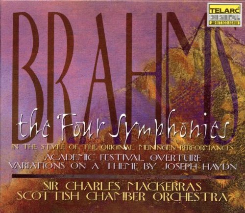J. Brahms/Four Symphonies, in the style of the Meiningen performances@3 CD@Mackerras/Scottish Co