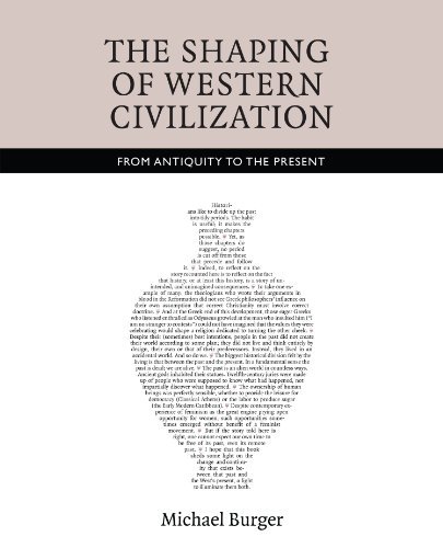 Michael Burger Shaping Westn Civilizatn V2 1500 Present From Antiquity To The Present 