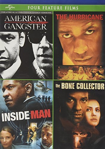 Washington Denzel Collection American Gangster Hurricane Inside Man Bone Collec 