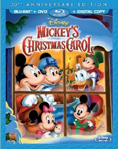 Mickey's Christmas Carol Disney DVD Dcblu Ray G Ws 30th Anniversary Edition 
